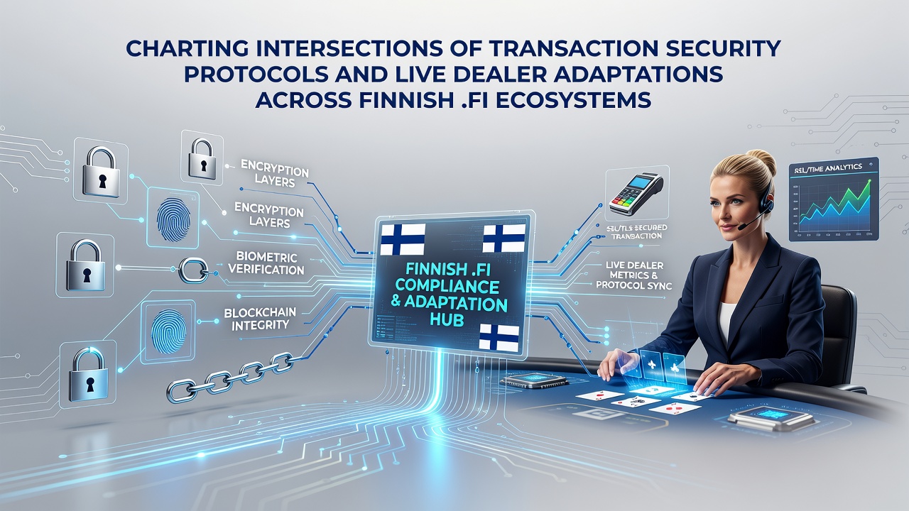 Live dealer studio setup showing encrypted interfaces and real-time security monitoring in a Finnish licensed environment